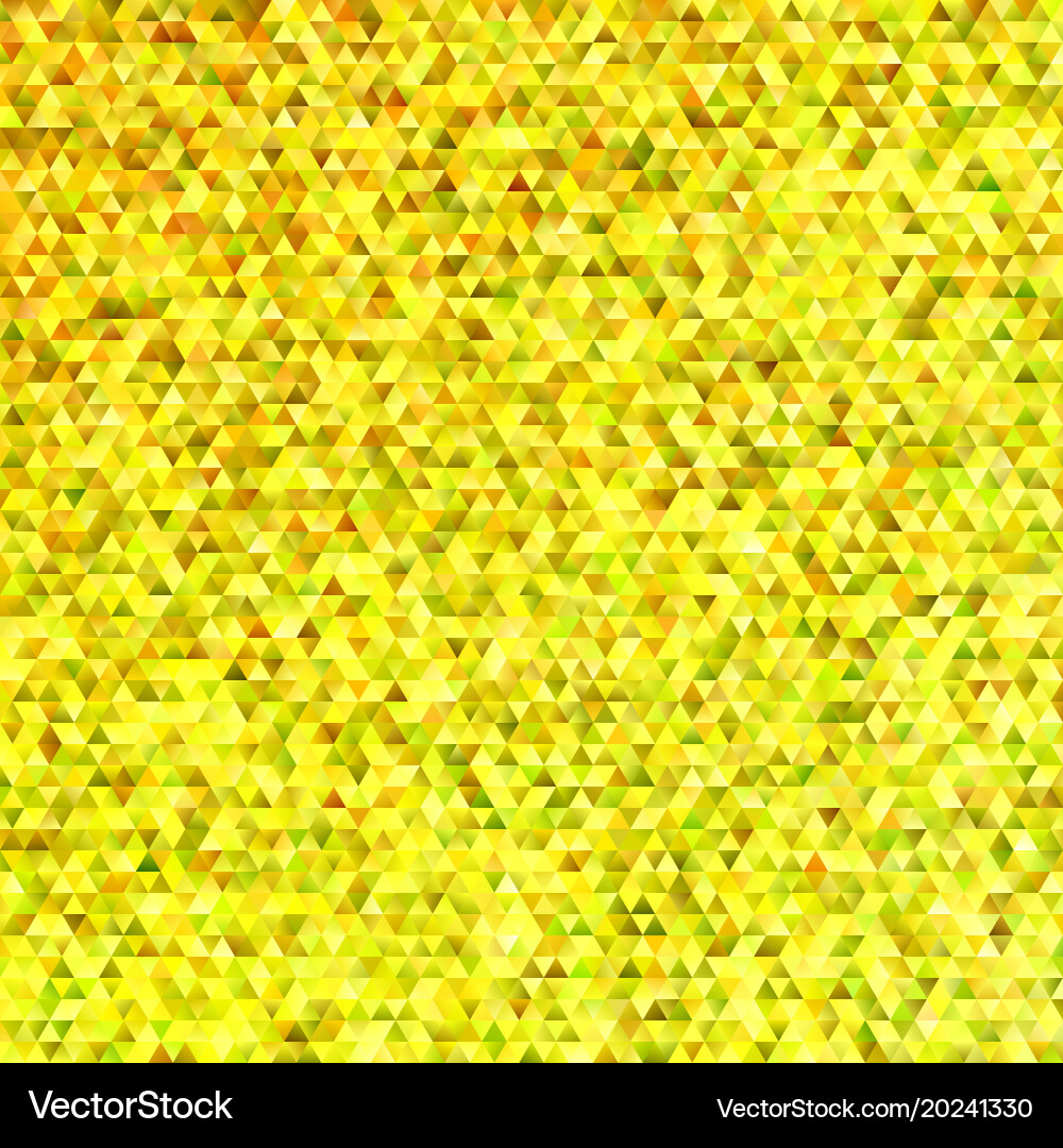 Yellow abstract gradient tiled triangle pattern Vector Image