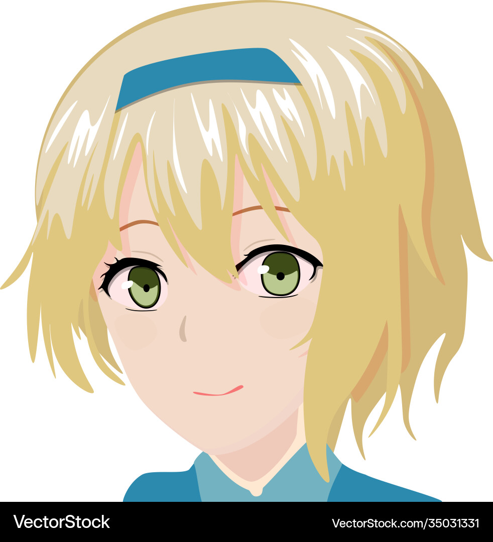 Cartoon Charaktere anime Mädchen in japanisch Cartoon Charaktere anime Mädchen in japanisch vektorbild