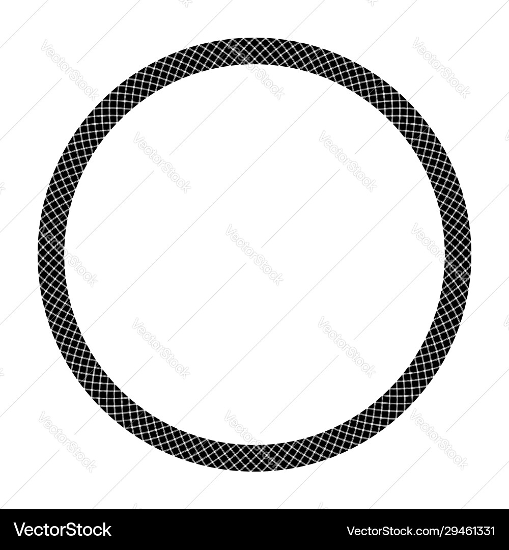 Circle borders and frames round border pattern Circle borders and frames round border pattern vector image