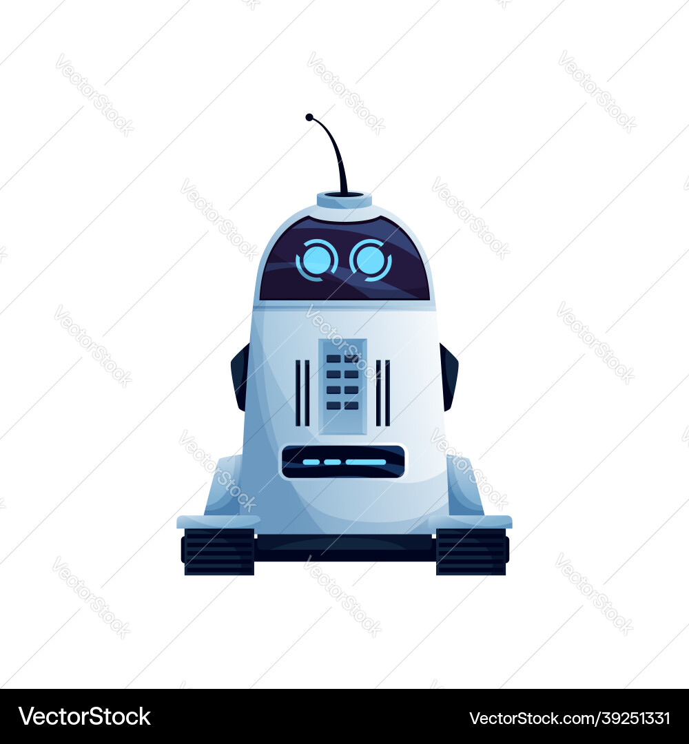 Cleaner robot artificial intelligence ai machine Cleaner robot artificial intelligence ai machine vector image