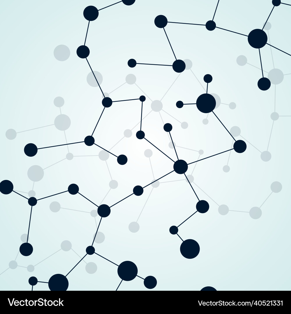 Connection science and technology background Connection science and technology background vector image