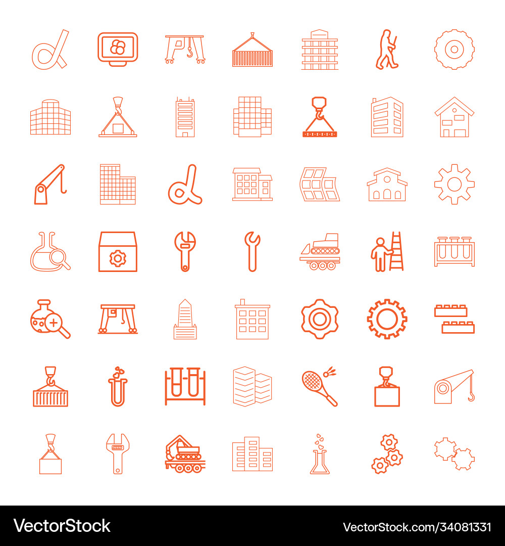Development icons vector image