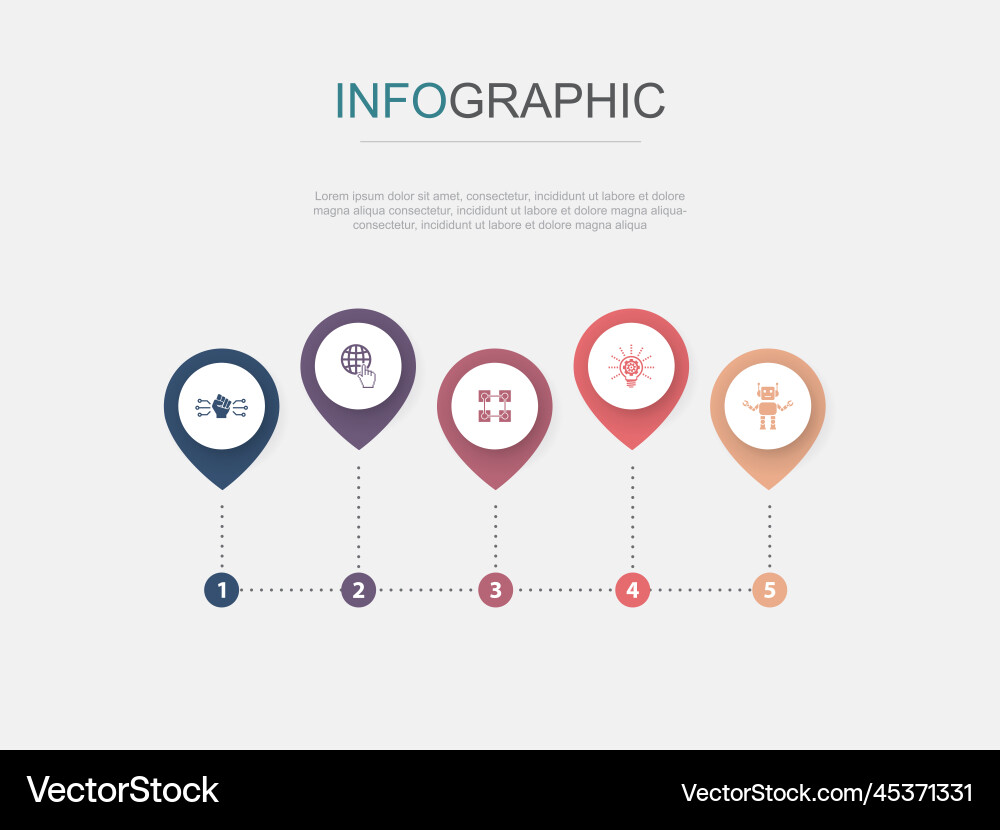 Digital revolution internet blockchain vector image