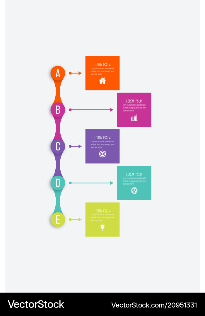 Dynamic Infographics - Data Visualization vector image