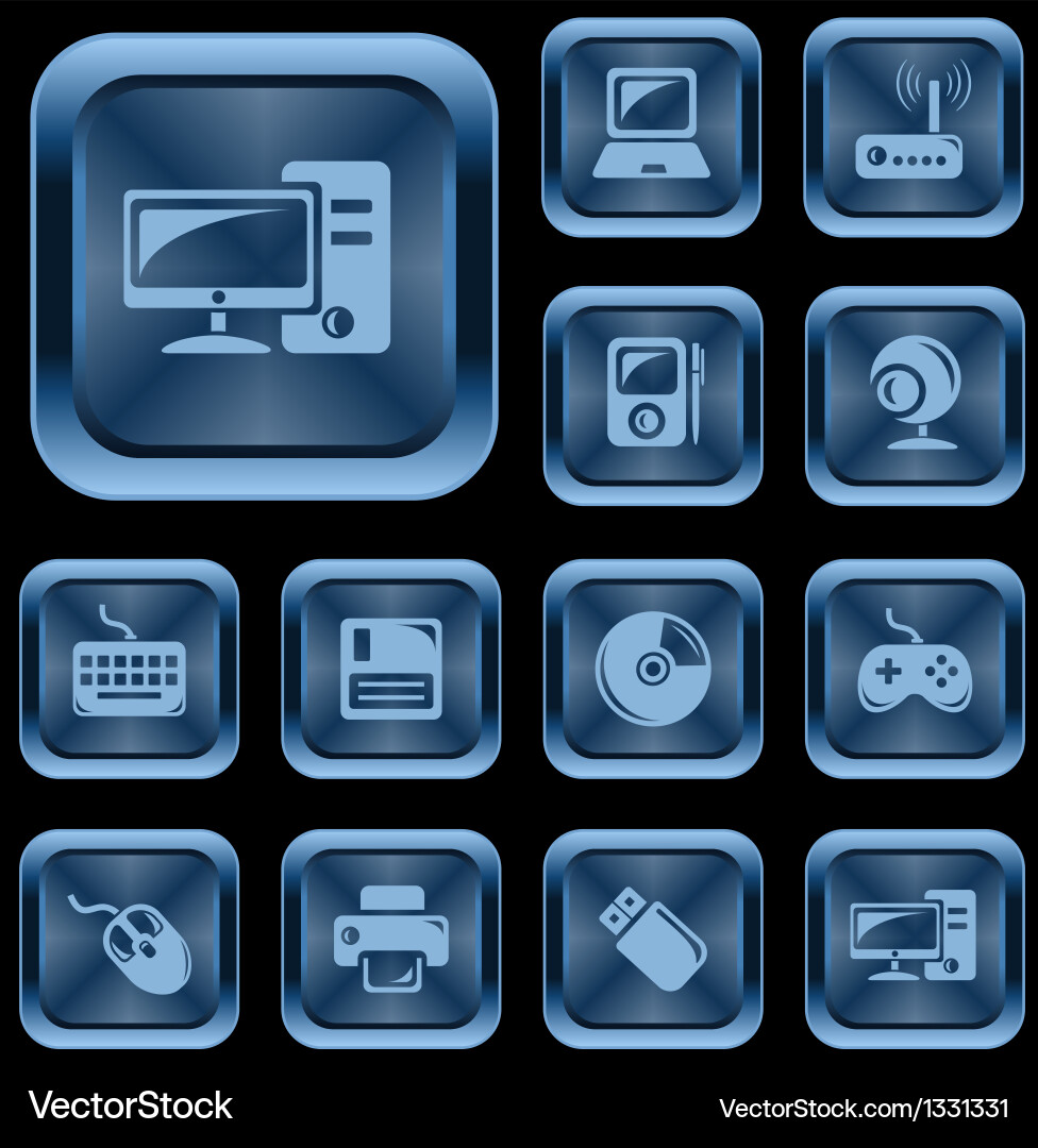Hardware buttons Vector Image