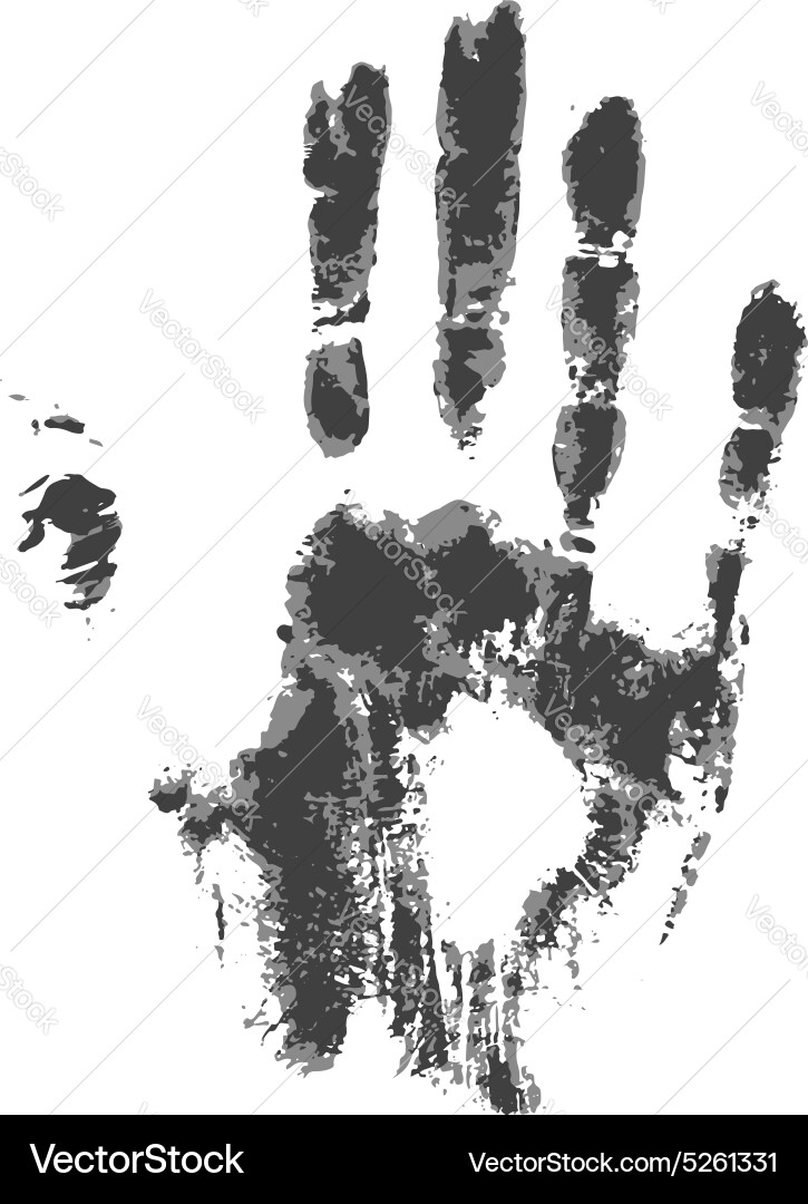 Print of hand ink pattern for your design vector image