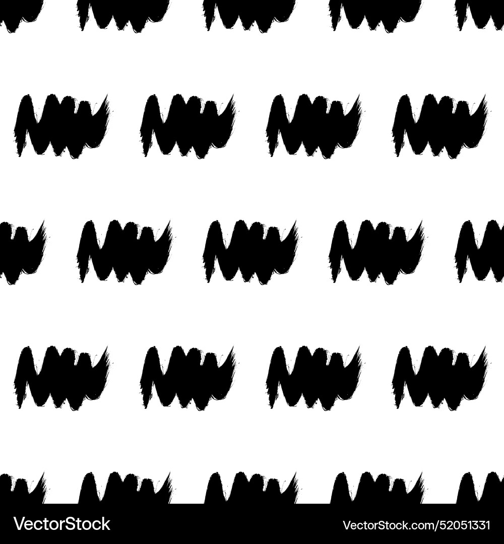 Seamless pattern with hand drawn scribble smears Seamless pattern with hand drawn scribble smears vector image