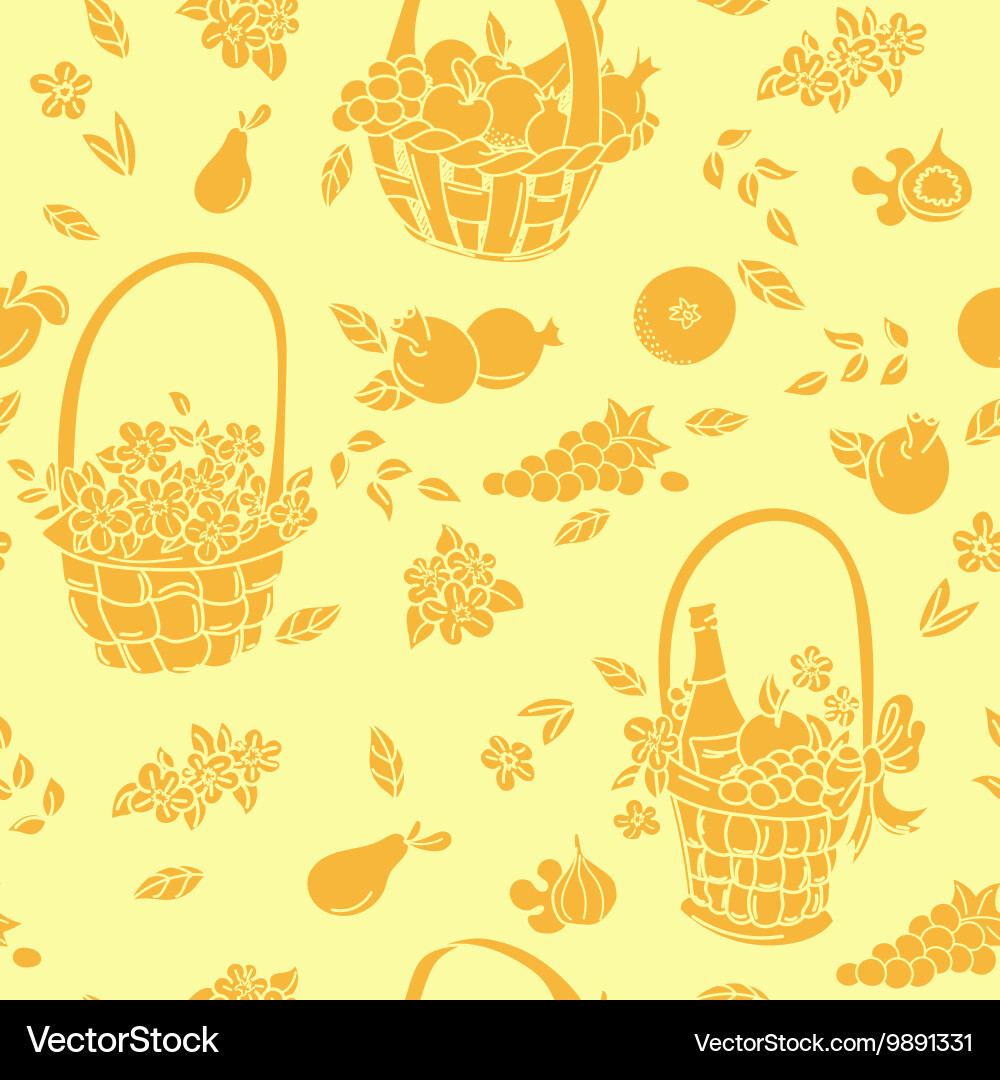 Summer seamless pattern background Vector Image