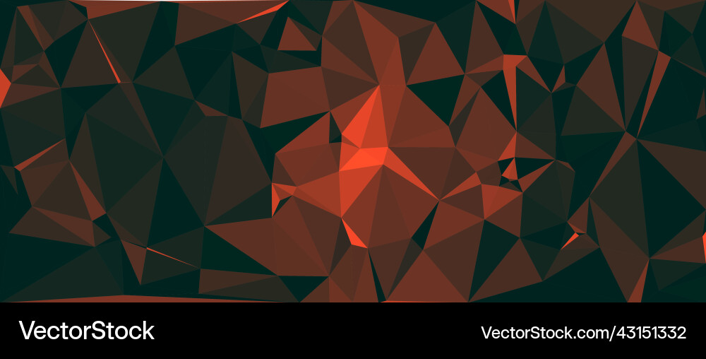 Abstract polygonal background triangular vector image