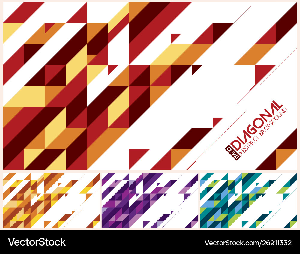 Diagonal abstract background vector image