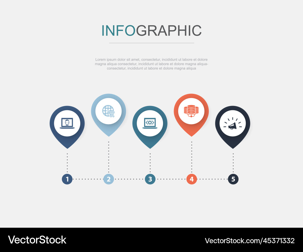 E-business e-commerce web development data vector image