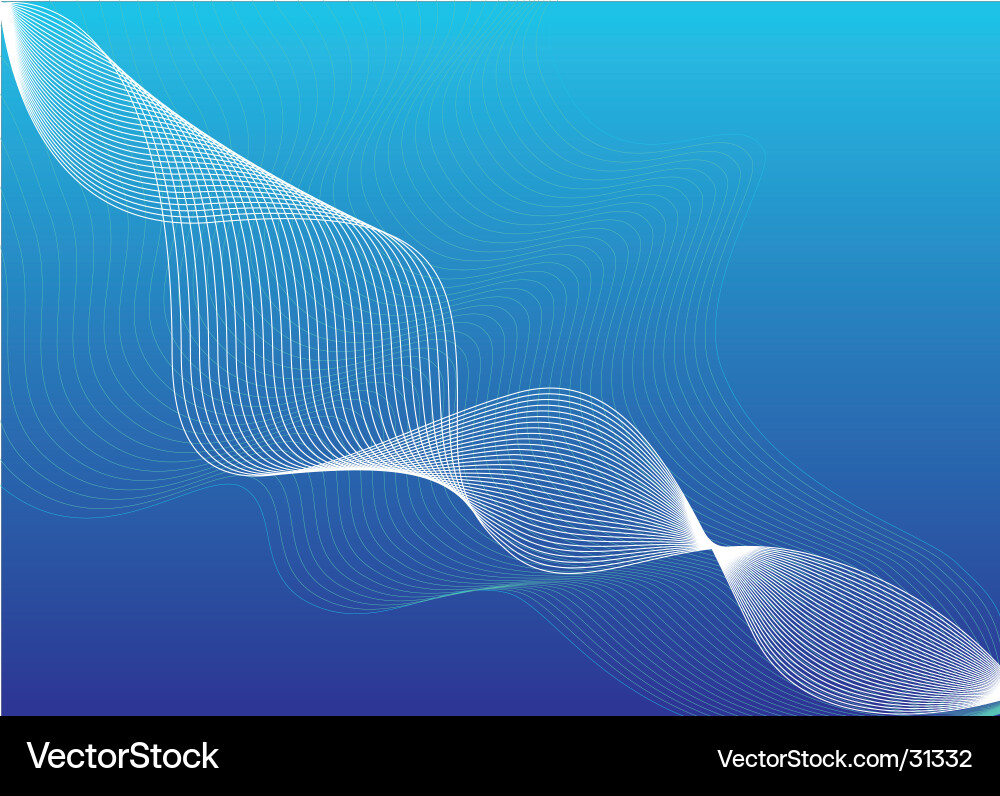 Fluid Wave Pattern vector image
