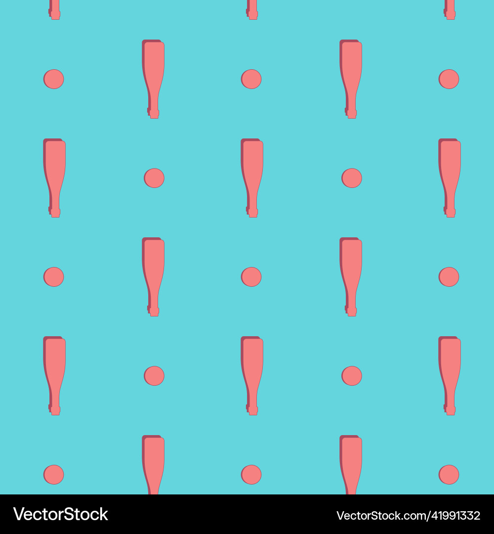 Red wine bottles seamless pattern line art style Vector Image