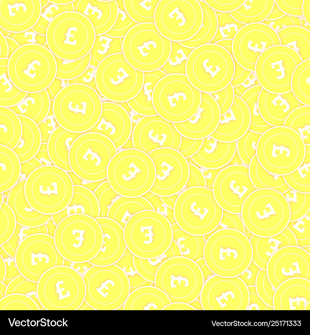 Britische Pfund Gold Münzen nahtlose Muster awesome Britische Pfund Gold Münzen nahtlose Muster awesome vektorbild