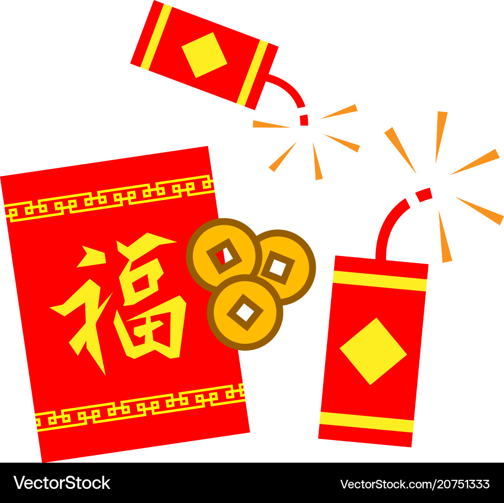 Chinese new year sign Chinese new year sign vector image