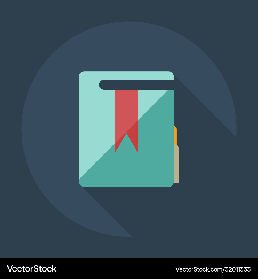 Flat modern design with shadow icons folder decree vector image