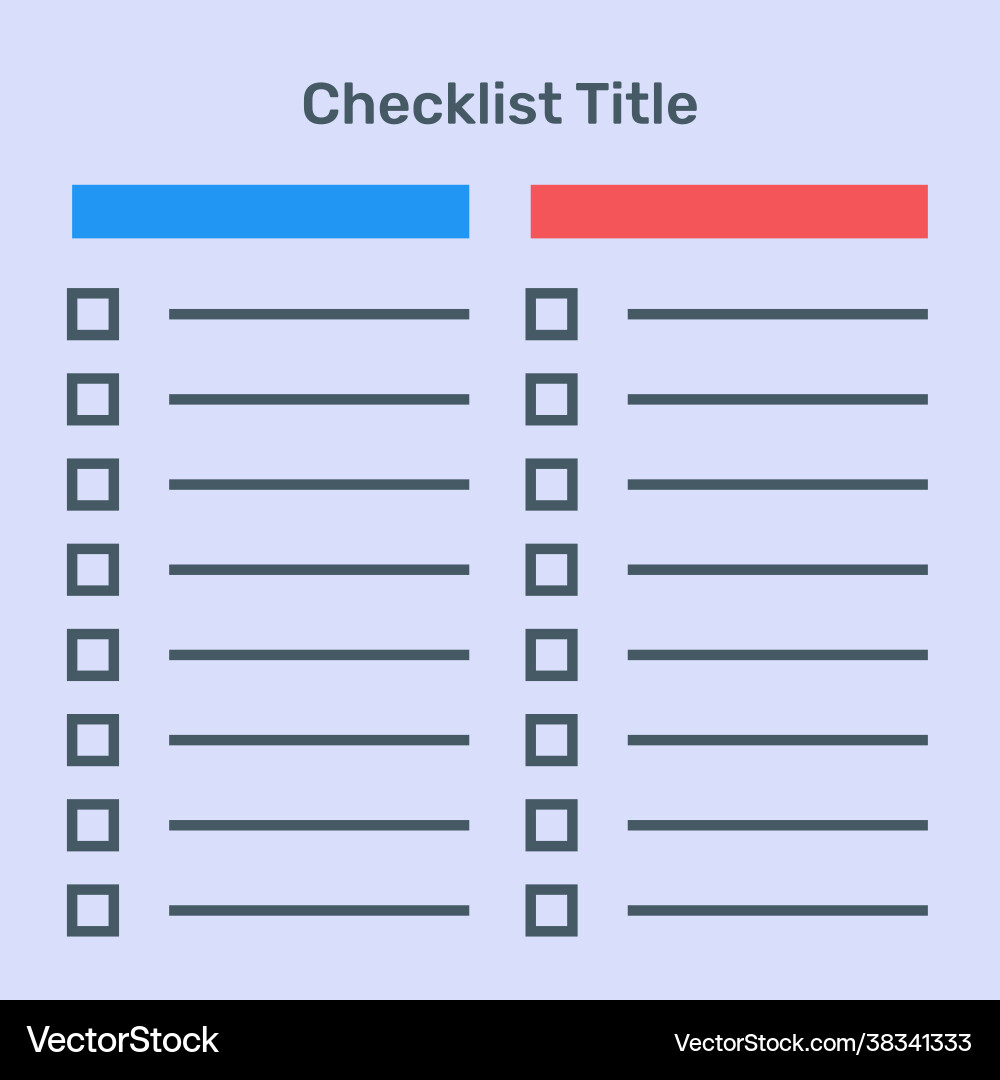 Modern To Do List App vector image