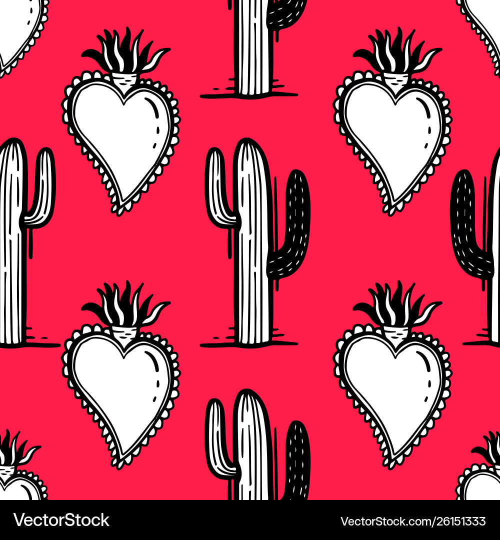 Seamless pattern with magical mystical Vector Image