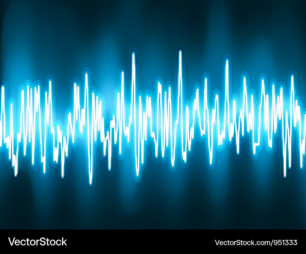 Sound Wave Pattern Vector Image