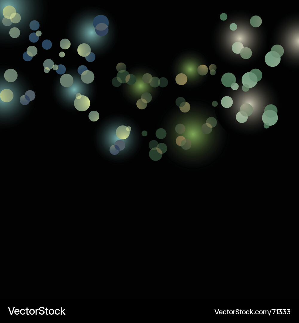 Sparkling Lights Abstract Background Vector Image