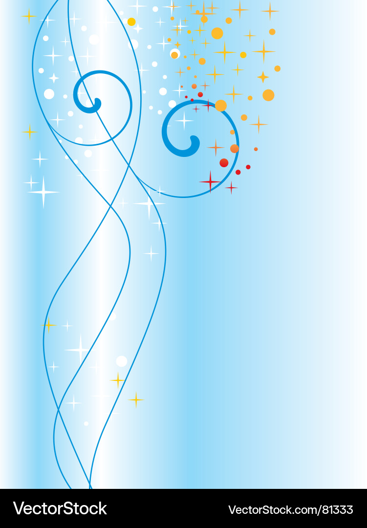 Sparkling Line Background Vector Image