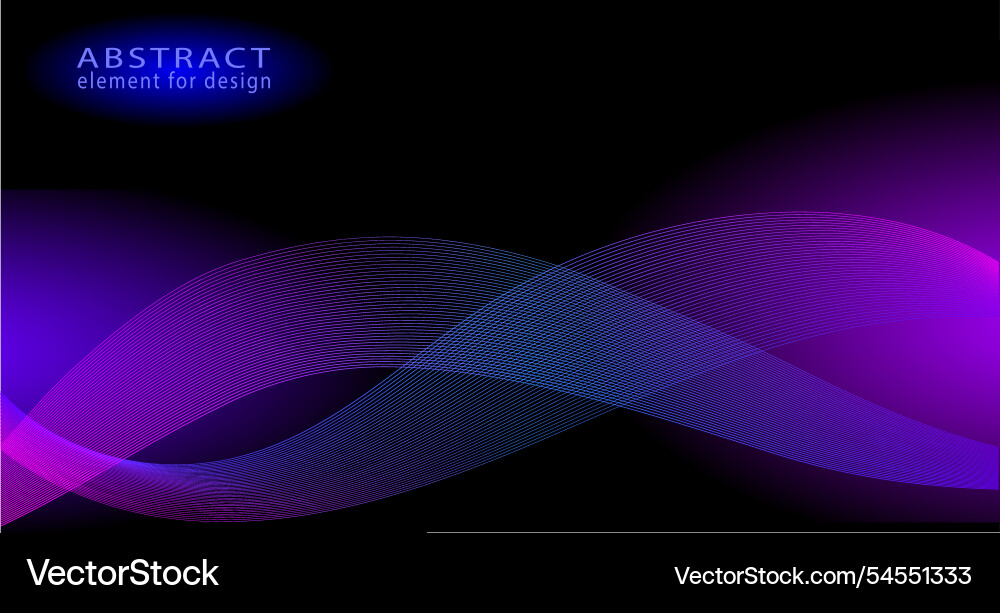 This image showcases colorful wave patterns This image showcases colorful wave patterns Vector Image