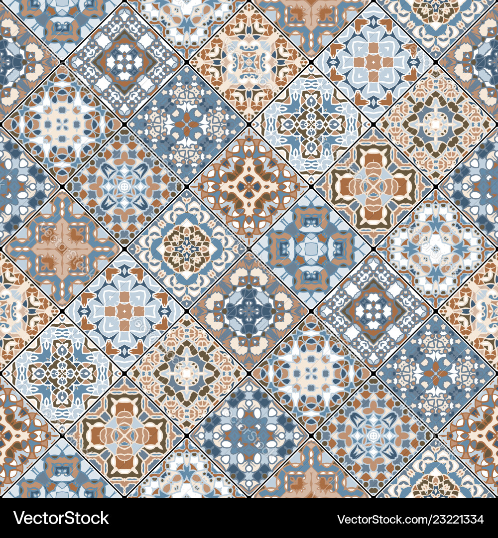 Abstract patterns in the mosaic set Abstract patterns in the mosaic set vector image