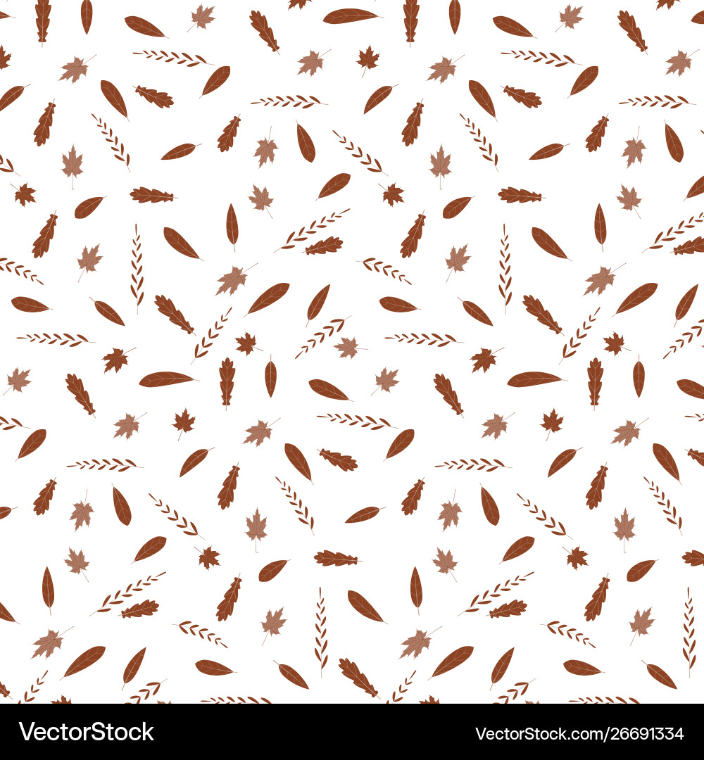 Autumn pattern background Vector Image