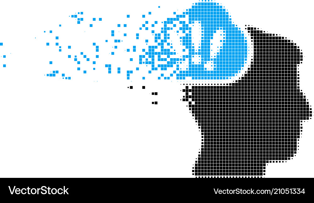 Fractured Problem Dissolution Icon vector image