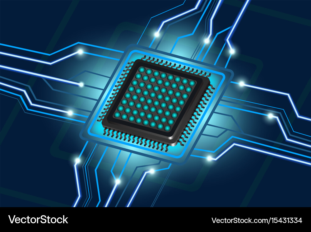 Microchip Technology Abstract vector image