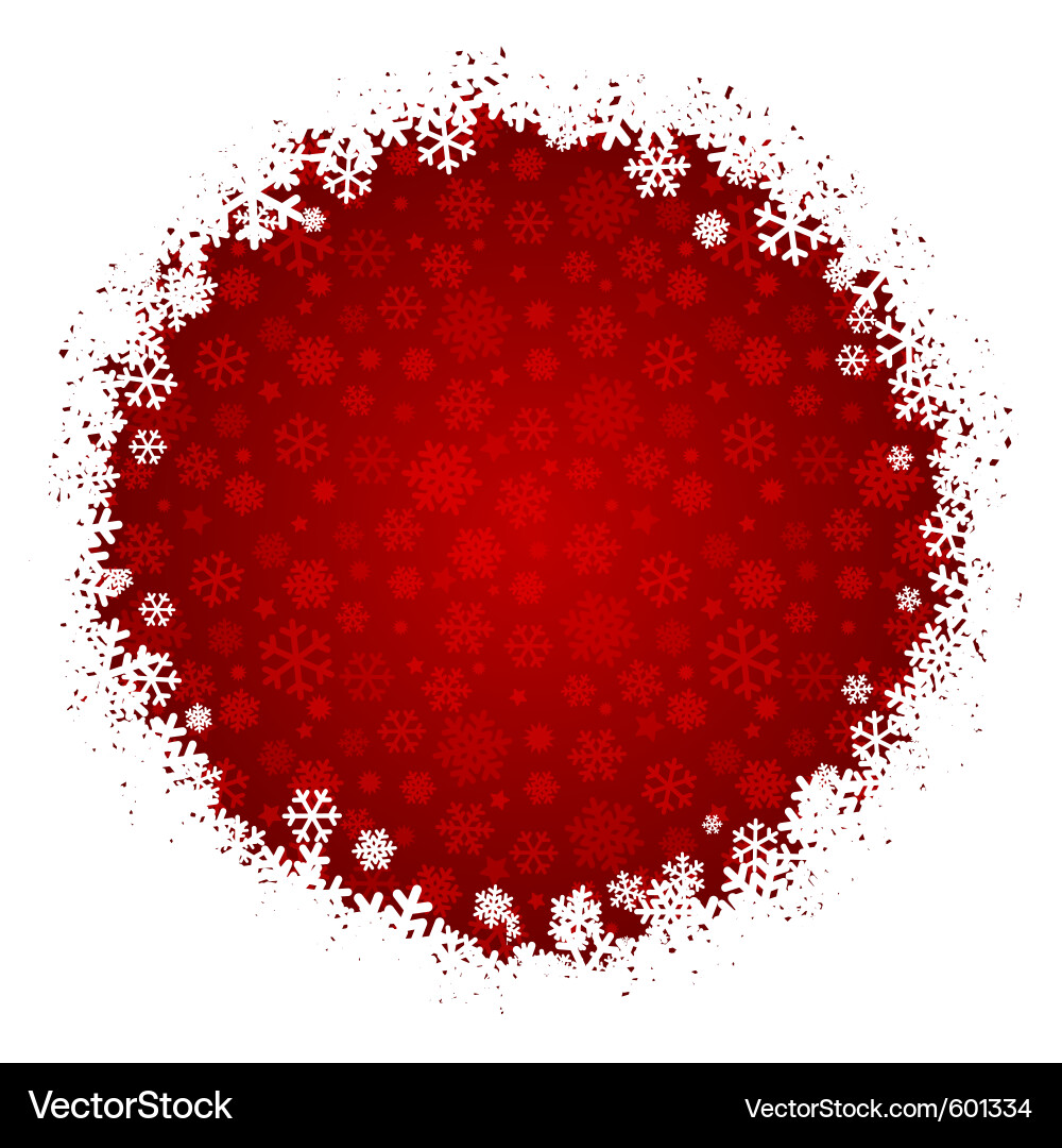 Snowflake Winter Pattern vector image
