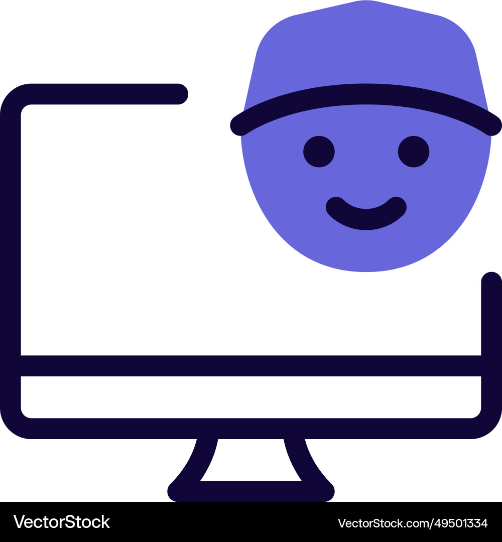 User managing system of computer vector image