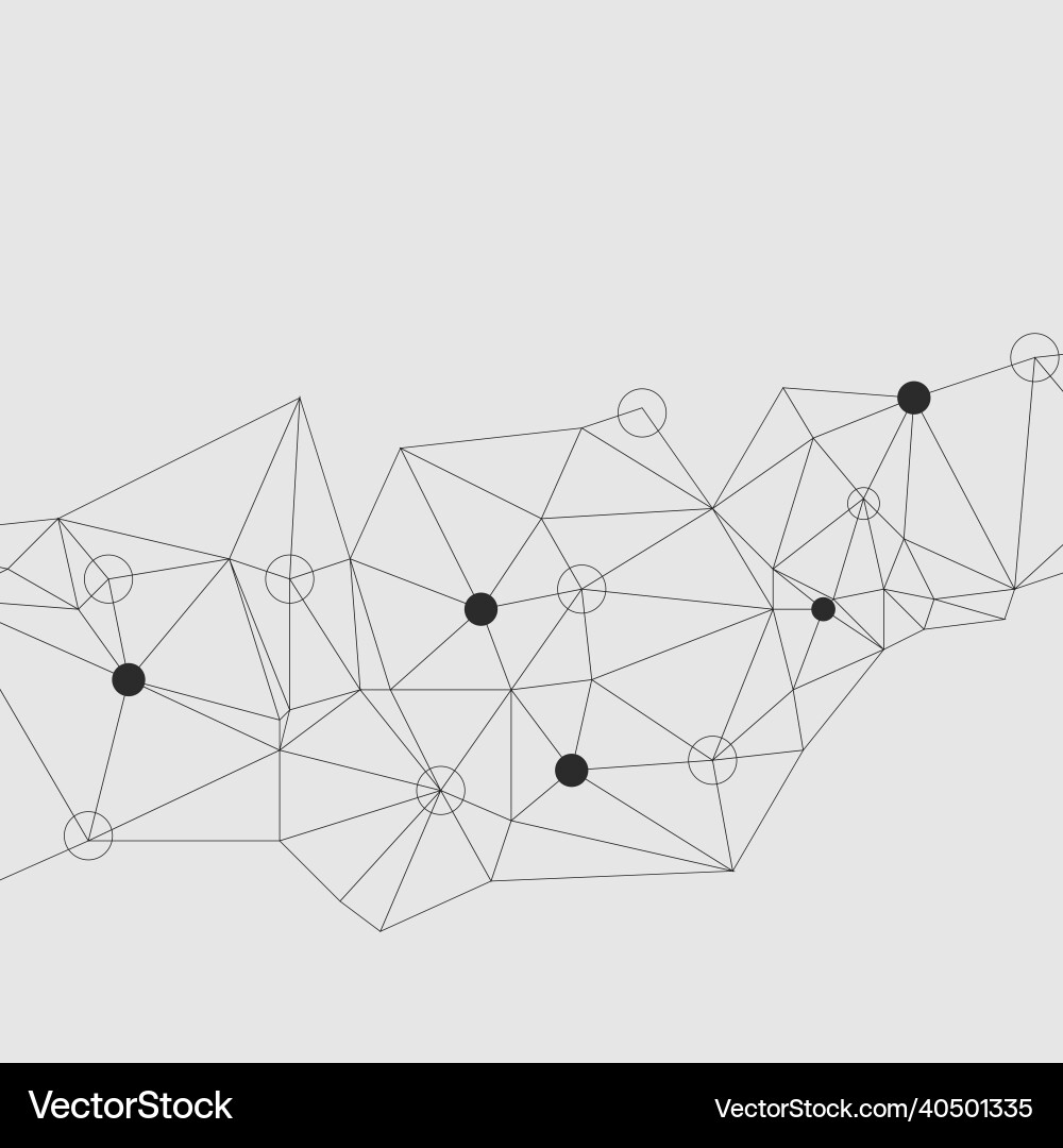 Abstract connection structure with dots and lines Abstract connection structure with dots and lines vector image