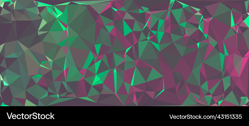 Abstract polygonal background triangular vector image