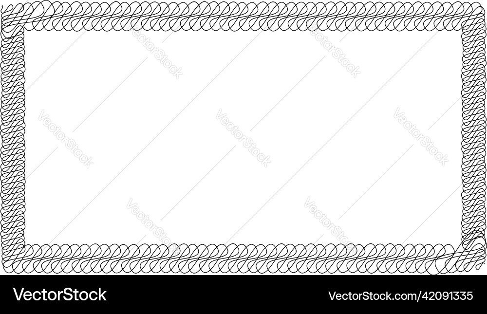 Scribble sketch lines rectangle plane squiggly vector image