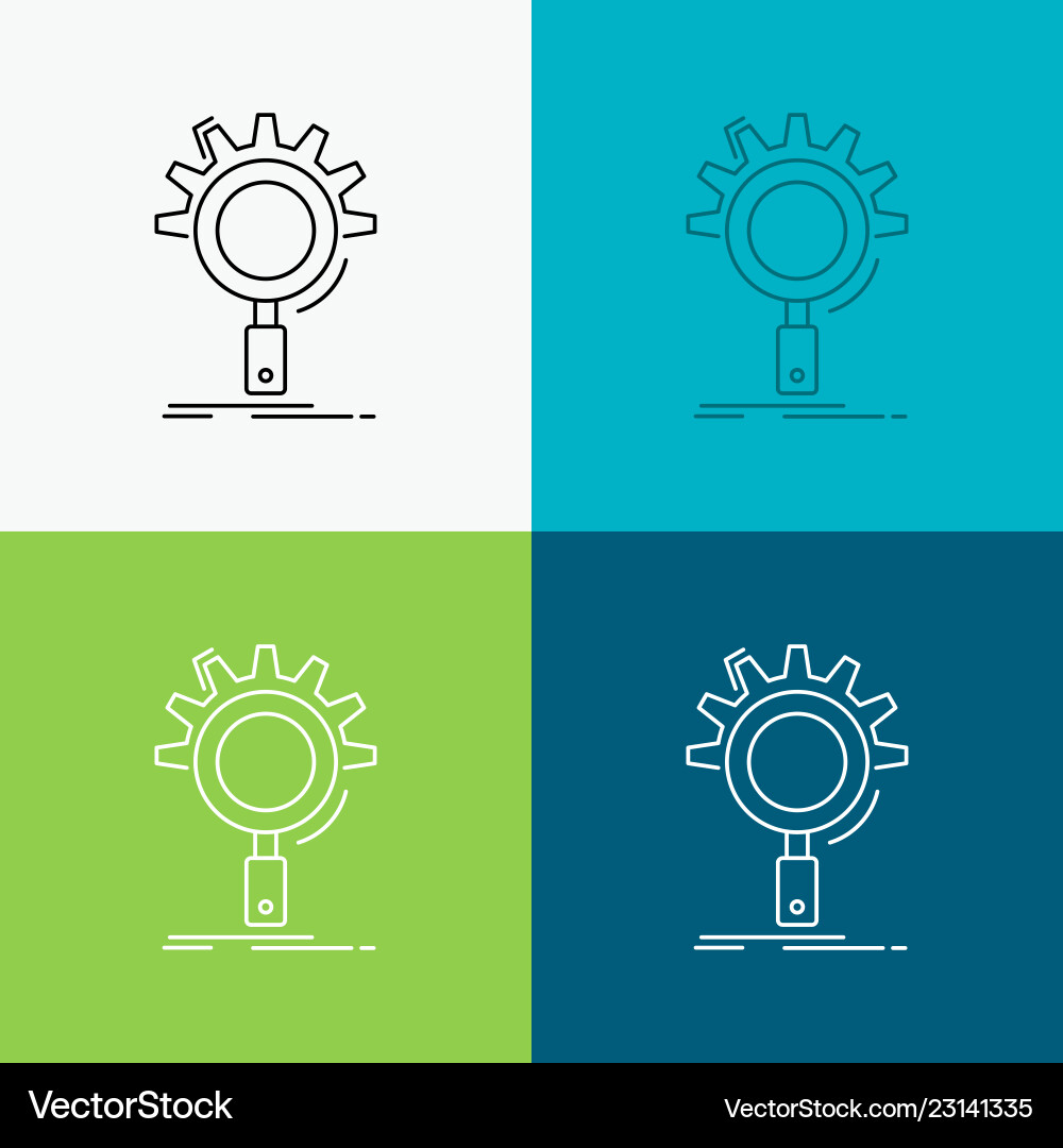 Seo search optimization process setting icon over Seo search optimization process setting icon over vector image