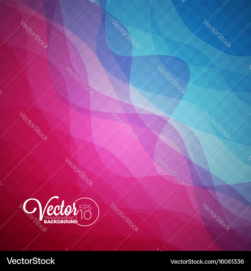 Abstract Color Wave Background Vector Image