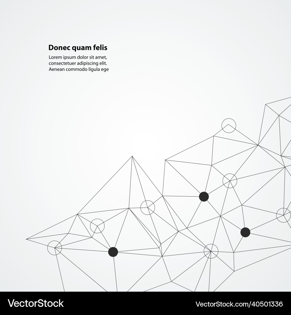 Abstract connection structure with dots and lines Abstract connection structure with dots and lines vector image