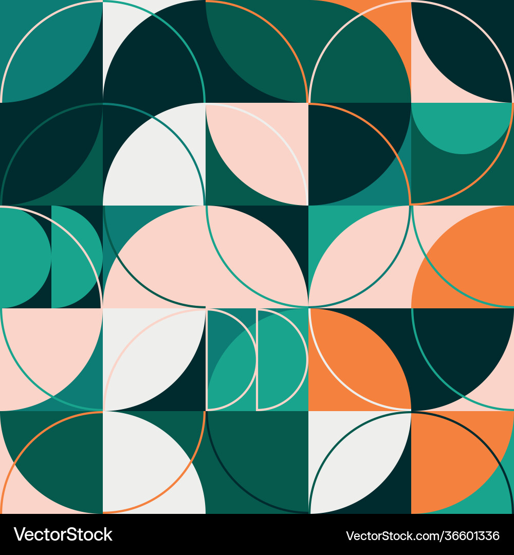 Abstract geo art pattern composition Royalty Free Vector