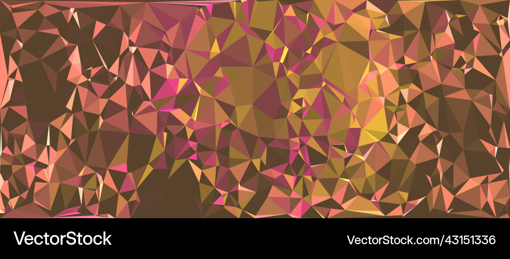 Abstract polygonal background triangular vector image