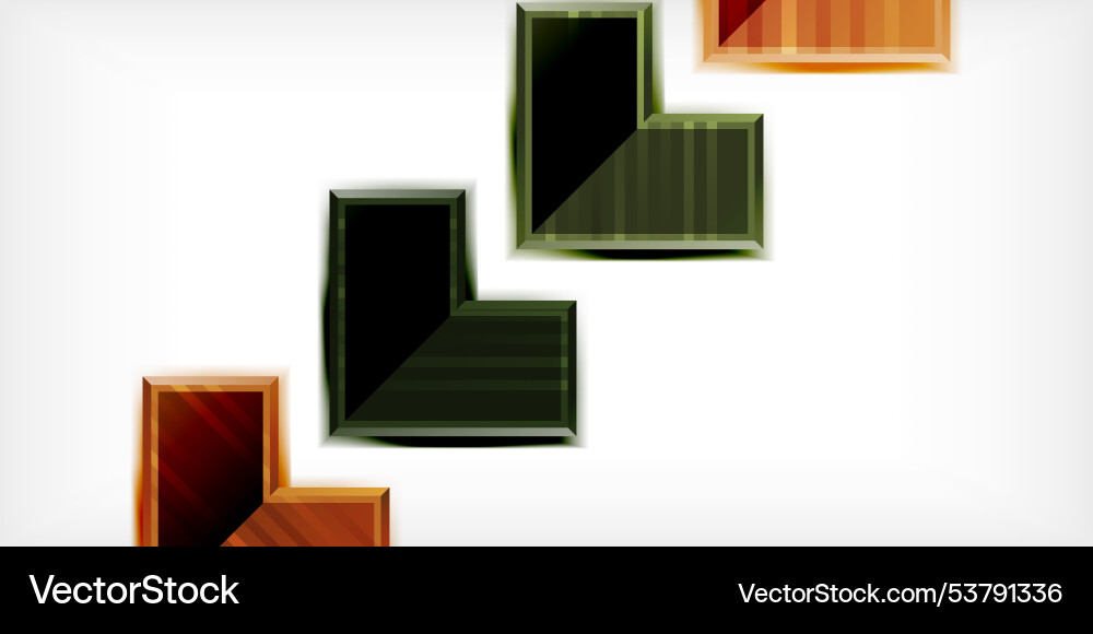 Arrow symbols created with 3d effects and line Arrow symbols created with 3d effects and line vector image