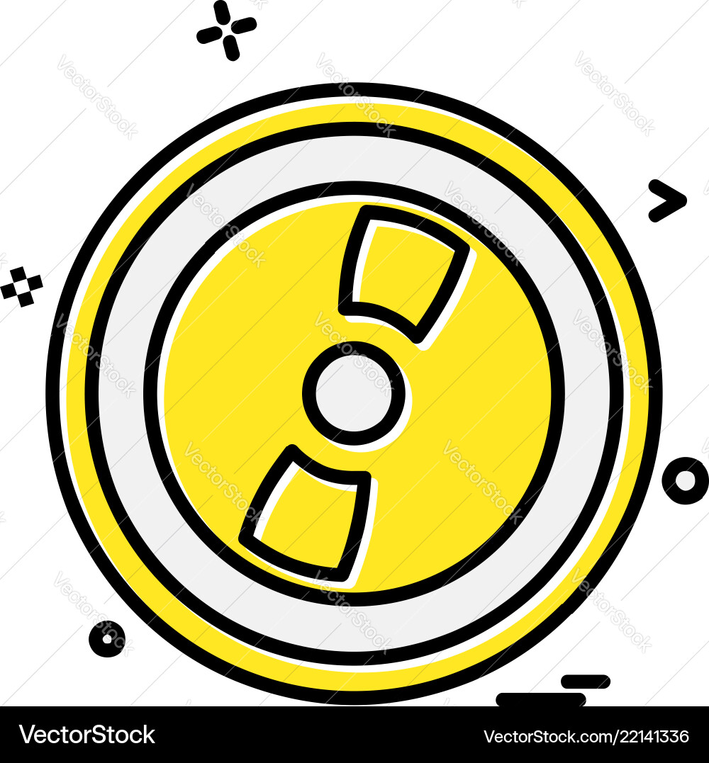 Disk icon design Disk icon design vector image