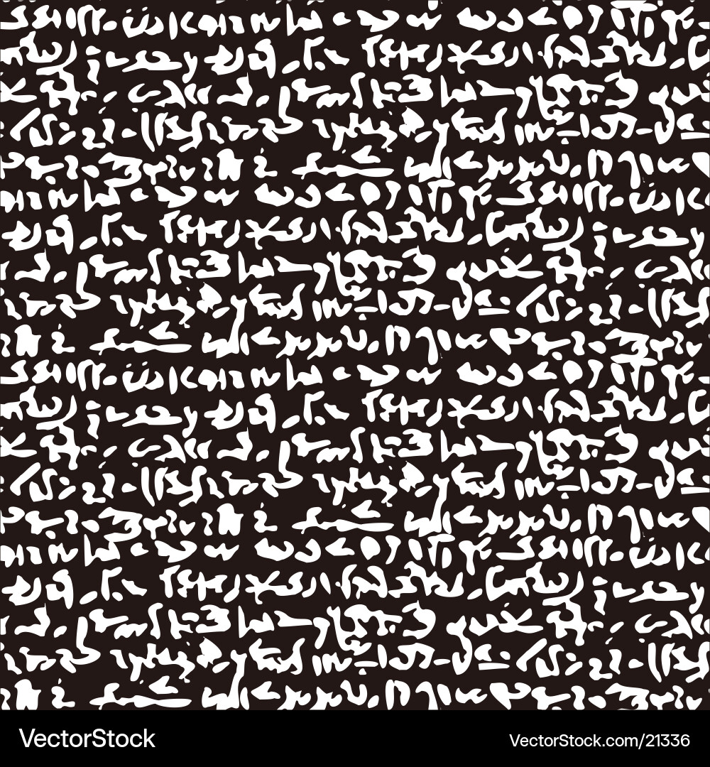 Egyptian Hieroglyphic Pattern Vector Image