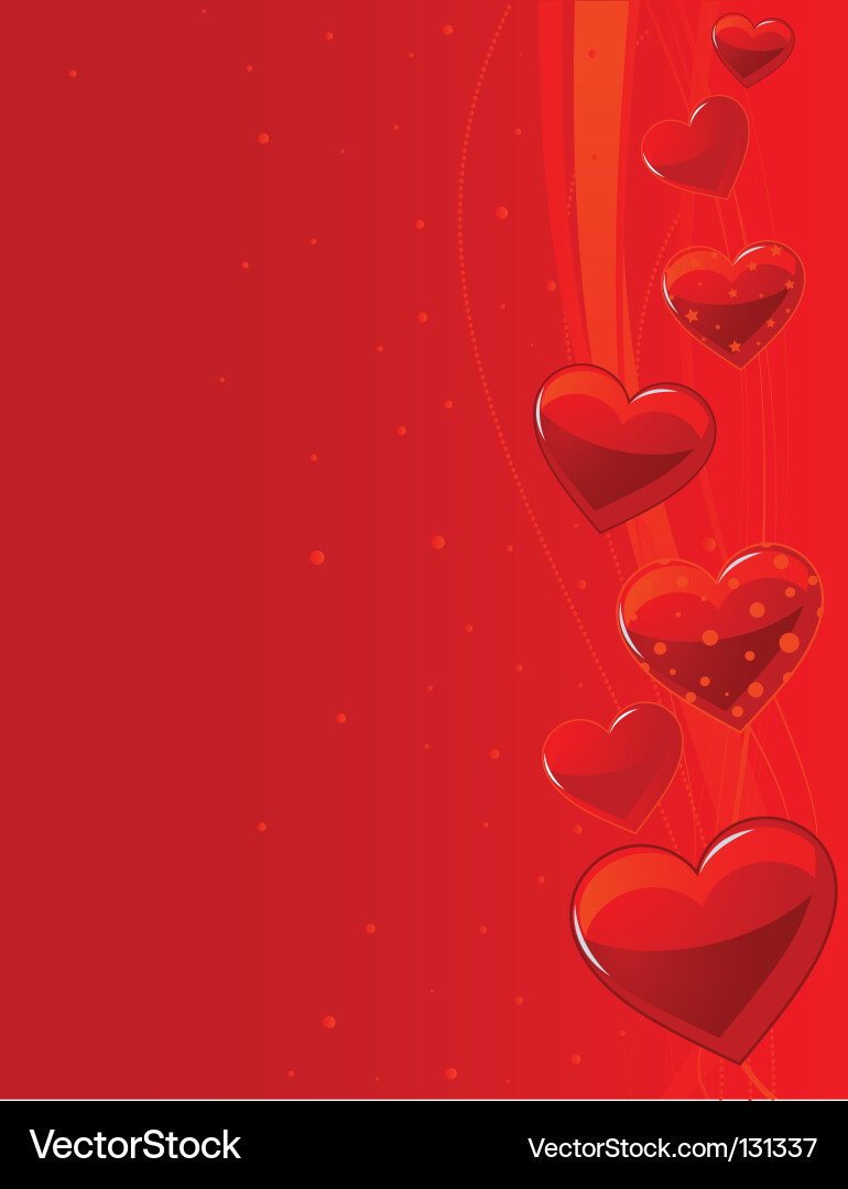 Heart background Vector Image