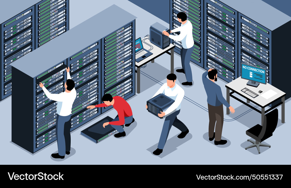 Sysadmin horizontal Sysadmin horizontal vector image