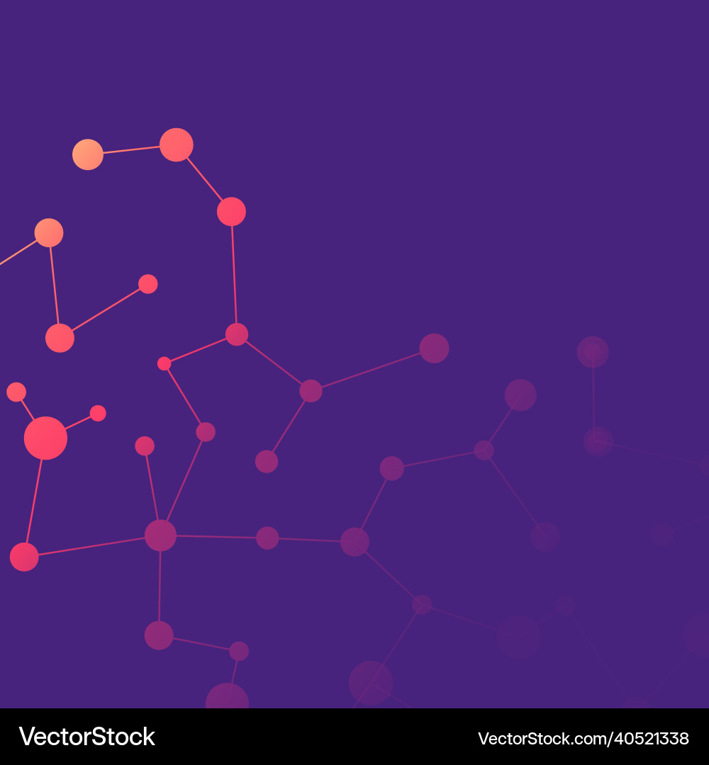 Abstract Connection Tech Background Vector Image