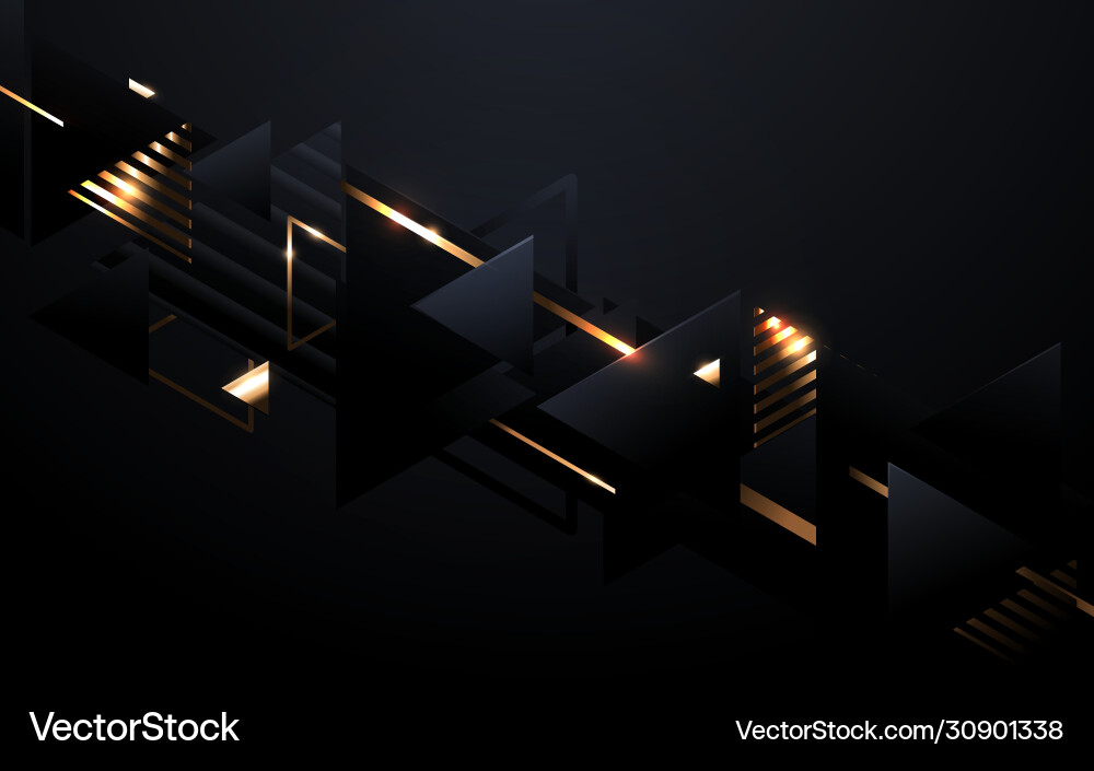 Glittering Geometric Background Vector Image
