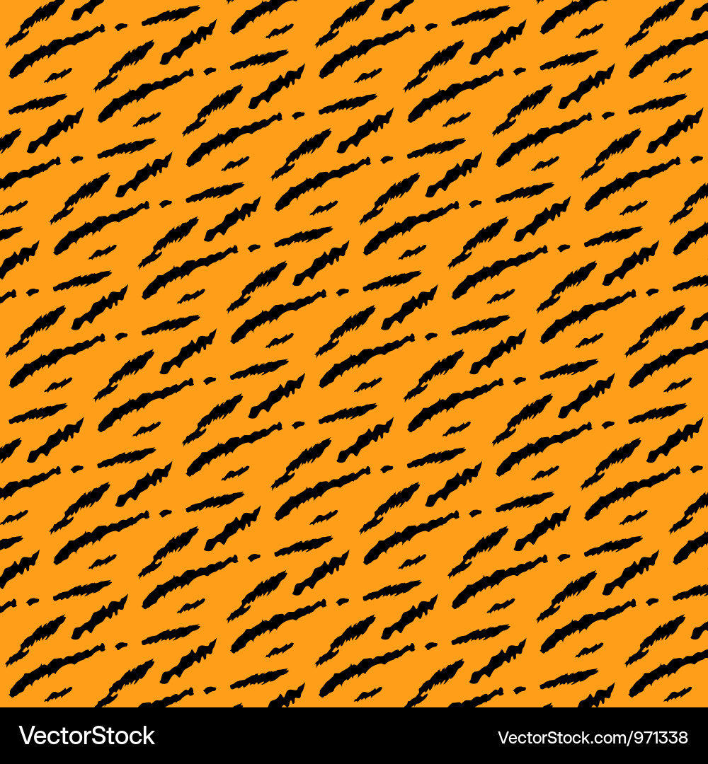 Tiger Striped Pattern Background Vector Image