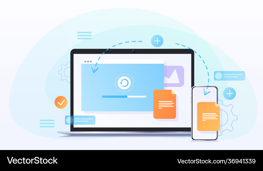 Concept web design website page development Concept web design website page development vector image
