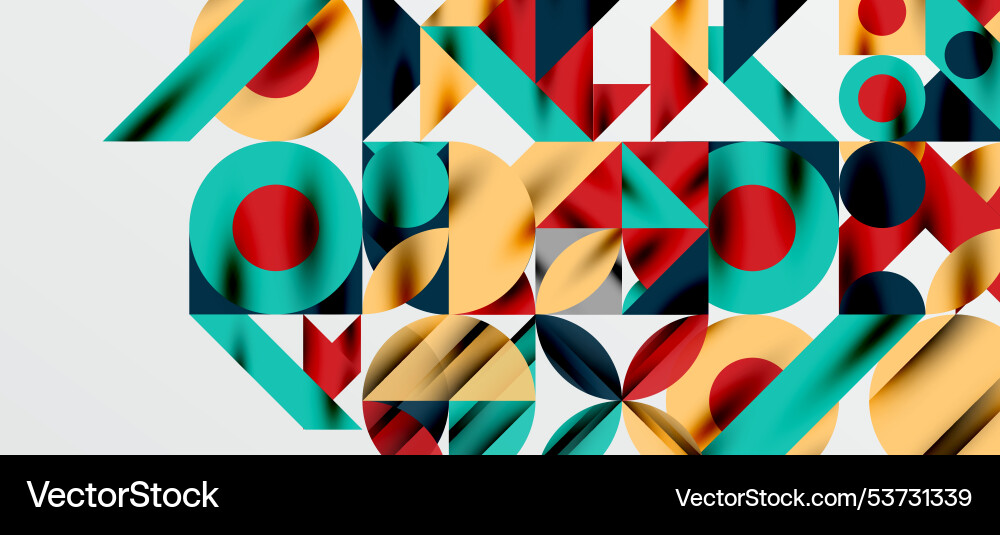 Geometric neo patterns abstract background vector image